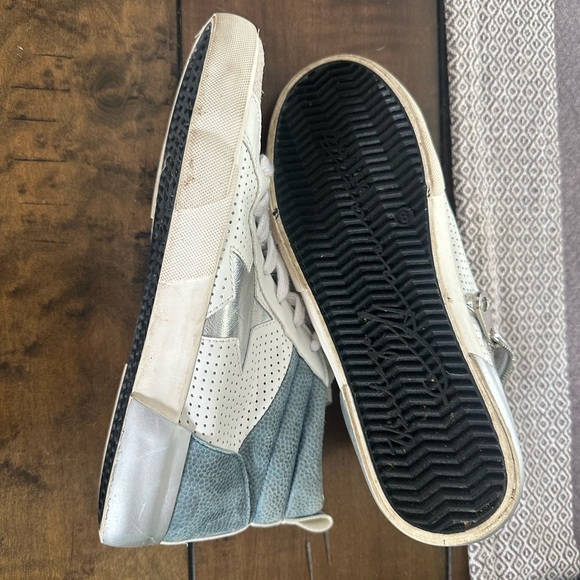 Vintage Havanas White and Blue pebble Sneakers - Picture 4 of 5